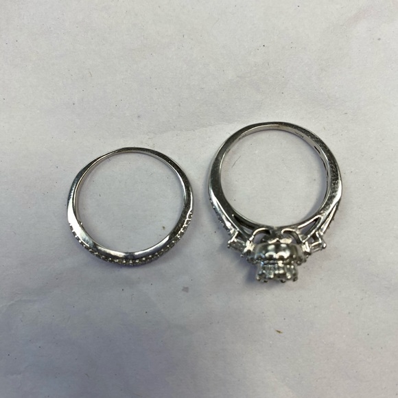 Bridal set Diamonds Ring - Picture 5 of 12